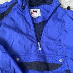Vintage Nike Royal Blue Hooded Jacket